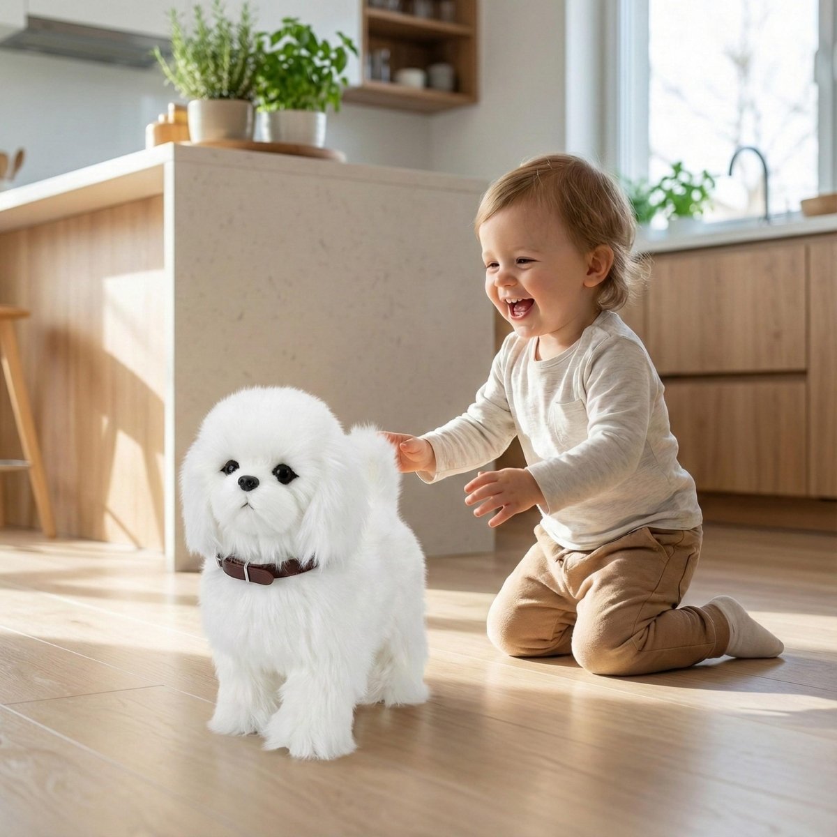 Interactive Realistic Robot Puppy – Lifelike Walking, Barking & Electronic Dog Toy 14