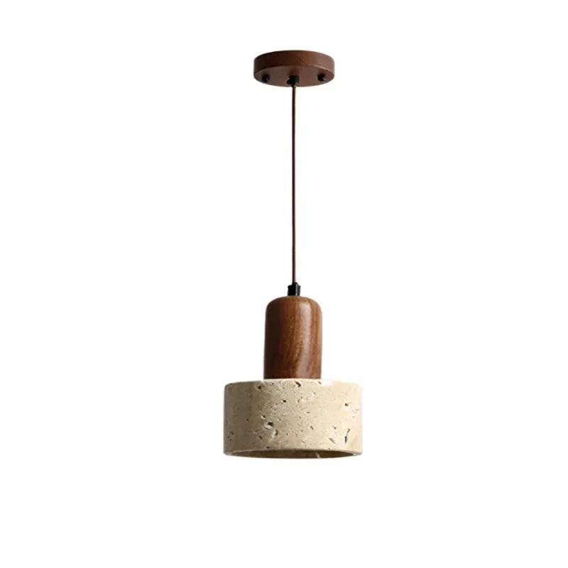 Kairi Modern Travertine Stone Pendant Light 0