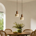 Kairi Modern Travertine Stone Pendant Light 8
