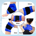 Knöchelbandage mit Wiederverwendbarem Gel-Kältebeutel für Sportverletzungen, Schwarz, Einheitsgröße 3