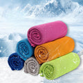 Koelhanddoek - Sneldrogende Microvezel met Compacte Siliconen Case voor Sport en Reizen 1