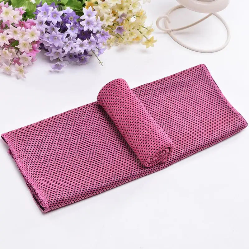 Koelhanddoek - Sneldrogende Microvezel met Compacte Siliconen Case voor Sport en Reizen 23