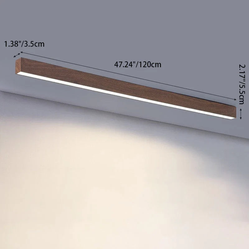 Led lijnlamp voor het plafond