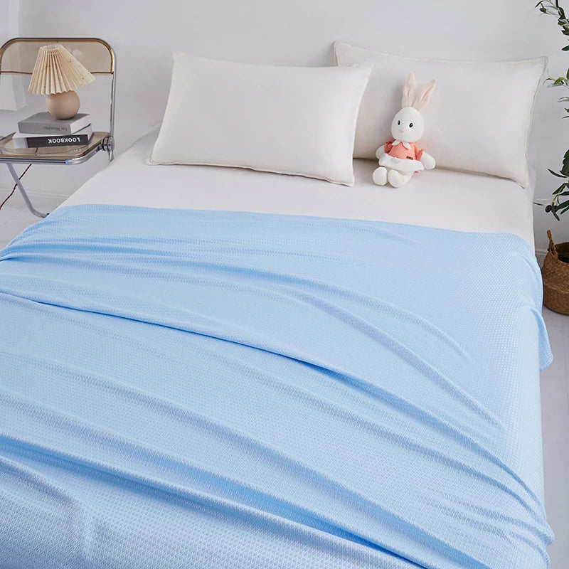 Leichte Sommerdecke aus 100 % Bambusfaser, atmungsaktiv und hautfreundlich, ideal für warme Nächte 1