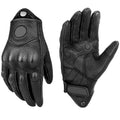 Leren Motorhandschoenen Heren en Dames - Zwart/Wit, 4 Seizoenen, Comfortabele Pasvorm 6