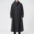 Long Hooded Riding Rain Jacket - Drizlecape 0