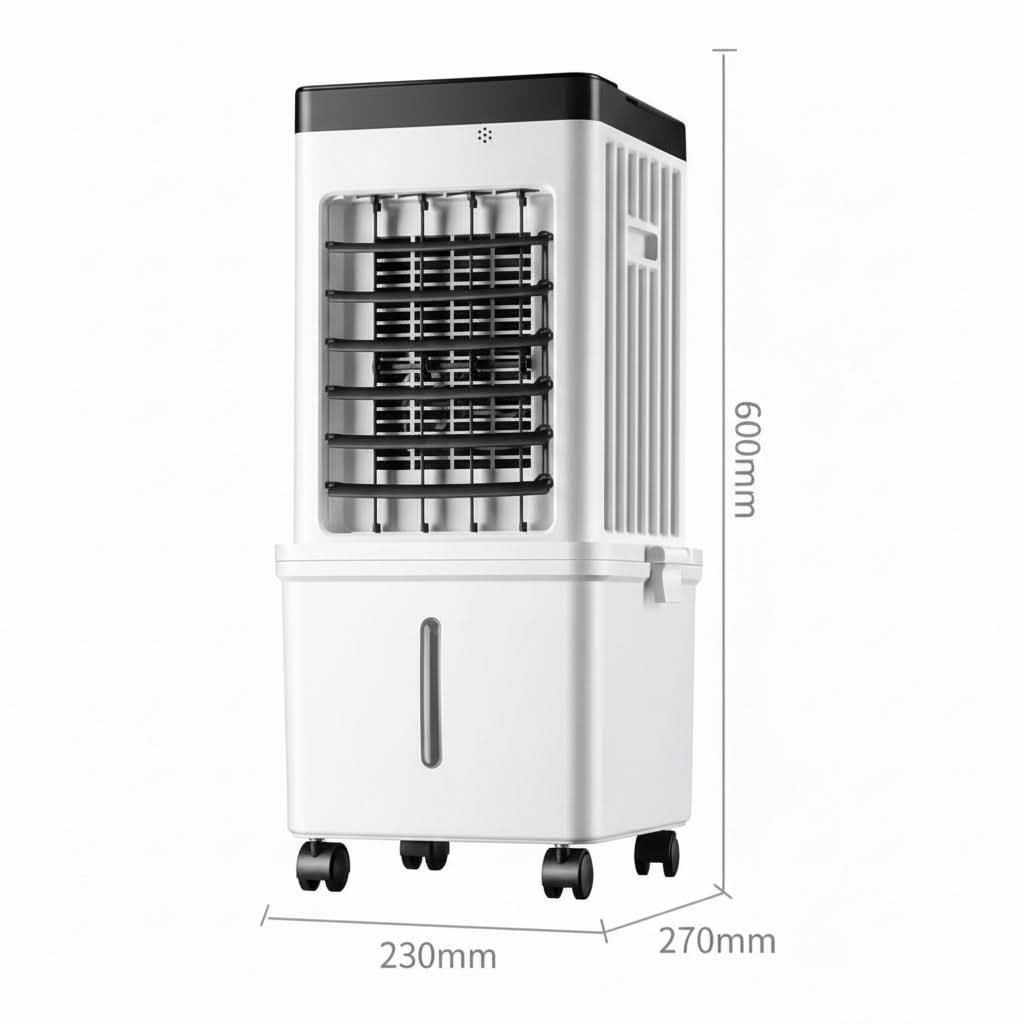 Luchtkoeler – mobiele ventilator met waterkoeling en 15L watertank 4