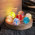 Luminous Crystal Galaxy Orbs 6