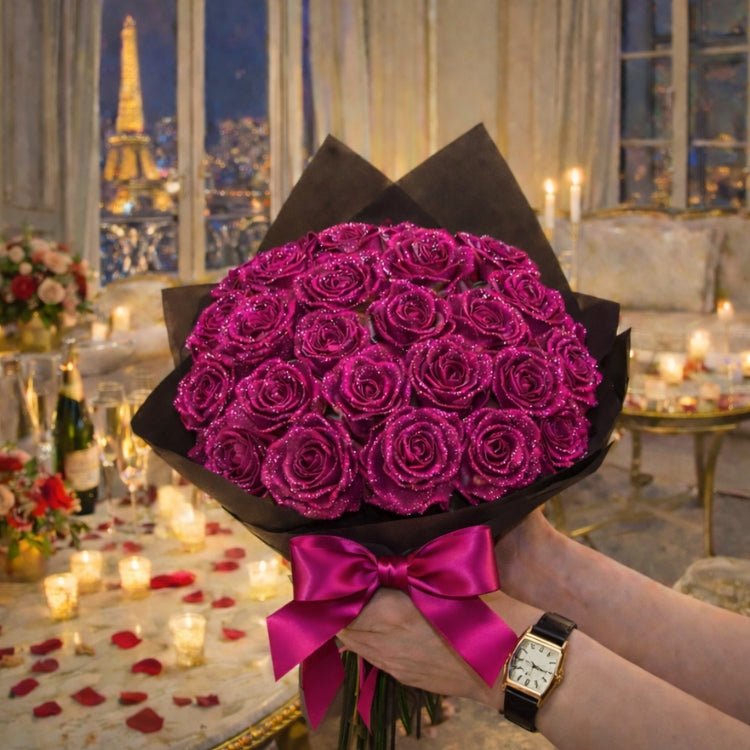 Luxury Handmade Sparkle Rose Bouquet – The Ultimate Valentine’s & Anniversary Gift Romantic Gift for Girlfriend, Wife & Valentine's Day 13