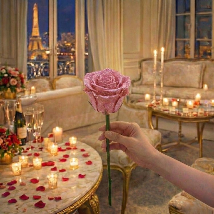 Luxury Handmade Sparkle Rose Bouquet – The Ultimate Valentine’s & Anniversary Gift Romantic Gift for Girlfriend, Wife & Valentine's Day 15