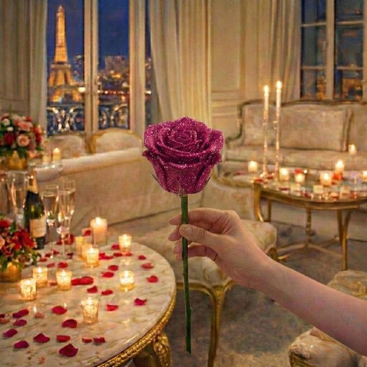 Luxury Handmade Sparkle Rose Bouquet – The Ultimate Valentine’s & Anniversary Gift Romantic Gift for Girlfriend, Wife & Valentine's Day 17