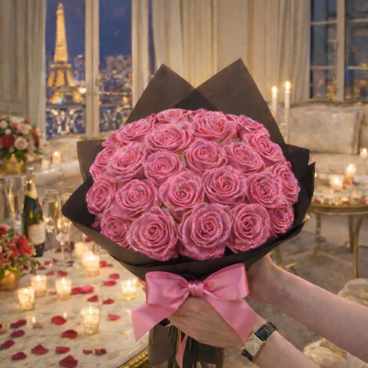 Luxury Handmade Sparkle Rose Bouquet – The Ultimate Valentine’s & Anniversary Gift Romantic Gift for Girlfriend, Wife & Valentine's Day 18