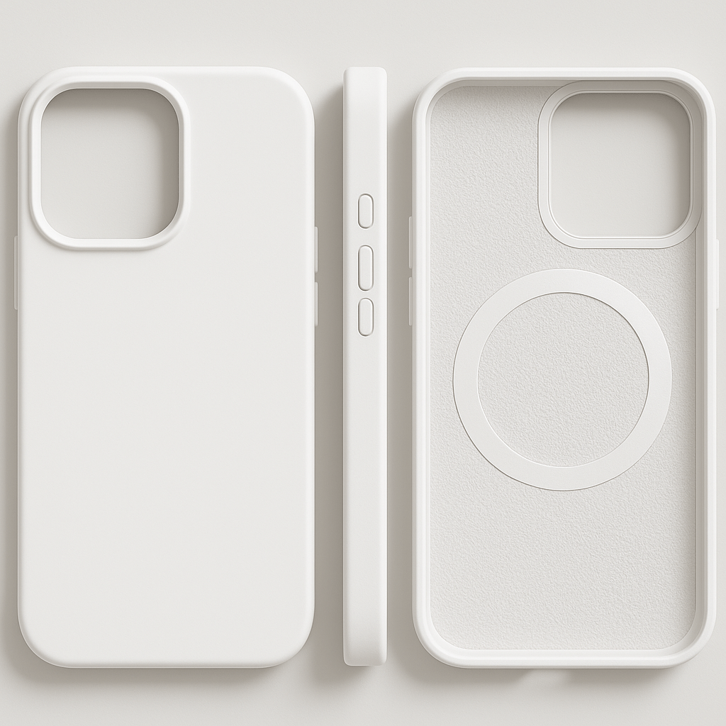 Magnetisch Siliconen iPhone Hoesje – MagSafe, Zacht & Slank Design 11