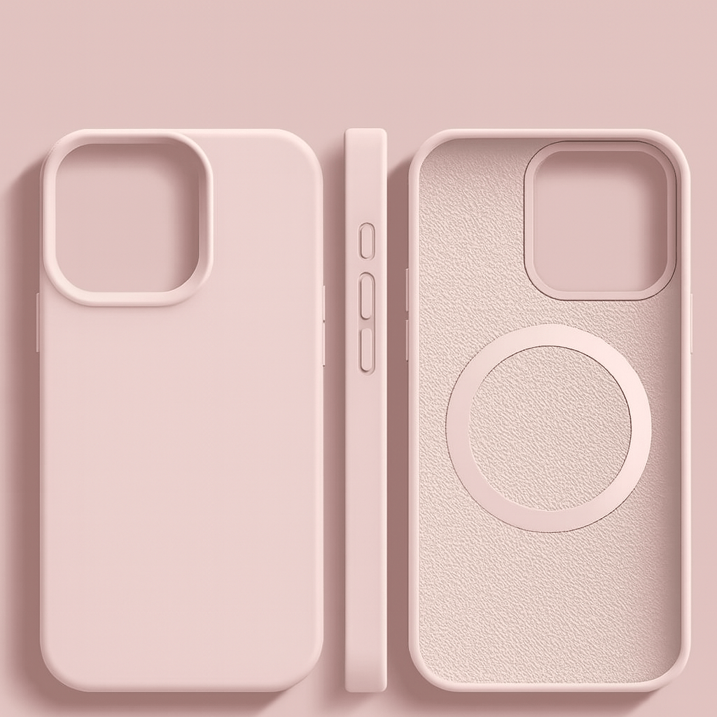 Magnetisch Siliconen iPhone Hoesje – MagSafe, Zacht & Slank Design 8