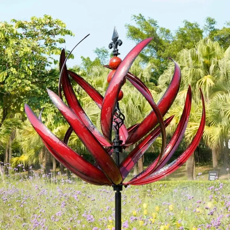 Metalen Tuindecoratie Windspinner – Dynamisch Ontwerp voor Buitenruimtes 0