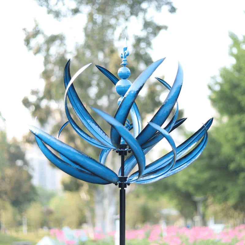 Metalen Tuindecoratie Windspinner – Dynamisch Ontwerp voor Buitenruimtes 1