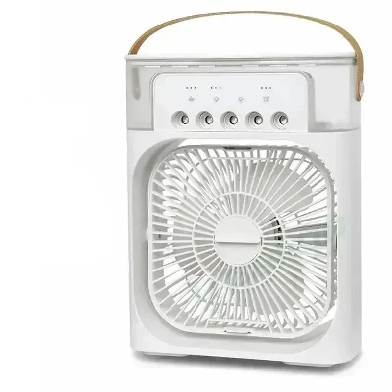 Mini Luftkühler 3-in-1 mit LED Nachtlicht, Luftbefeuchter und 600 ml Wassertank 6