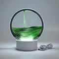 Modern Circular Sand Art Lamp - AquaDrift 9