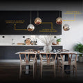 Hanglamp boven de eettafel