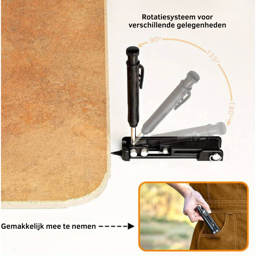 Modulaire Markeerhulp van Aluminium voor Nauwkeurig Aftekenen en Meten 3