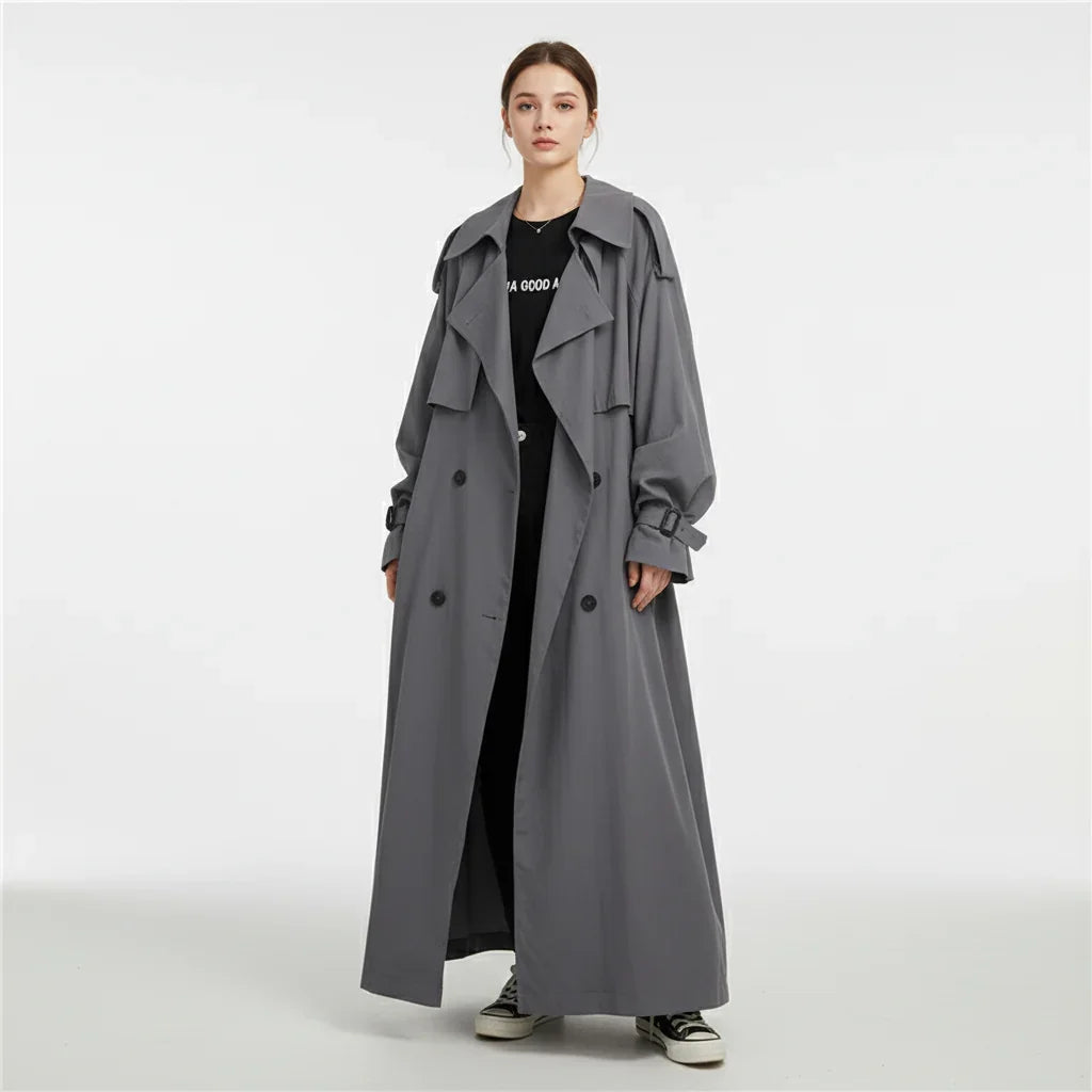 Oversized Long Trench Coat - Scarlett 2