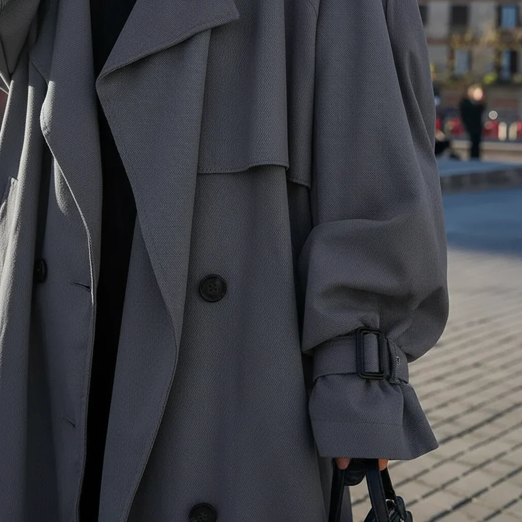 Oversized Long Trench Coat - Scarlett 3