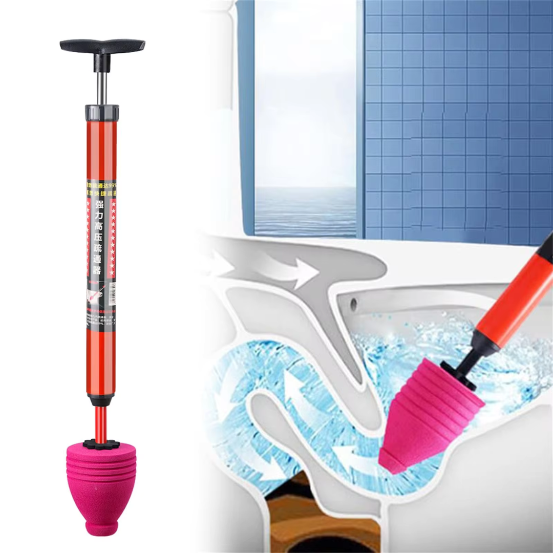 Pneumatische Afvoerreiniger voor Toiletten en Afvoeren - Ergonomisch en Duurzaam 1