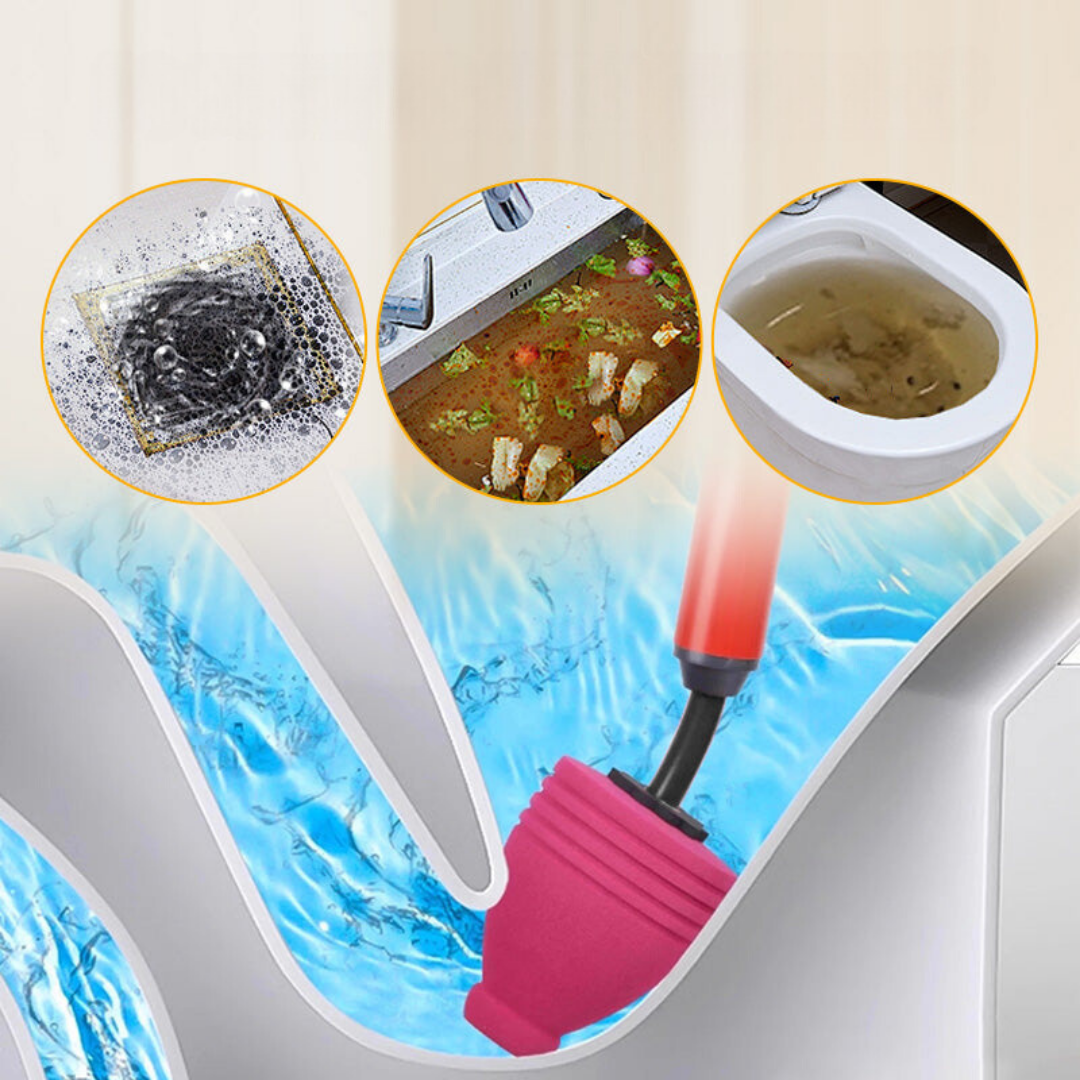 Pneumatische Afvoerreiniger voor Toiletten en Afvoeren - Ergonomisch en Duurzaam 3