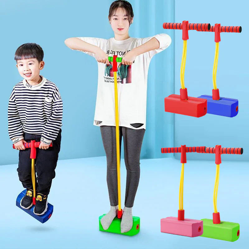 Pogo Springspeelgoed voor Kinderen met Antislip Voetsteunen en Comfortabele Grip 0