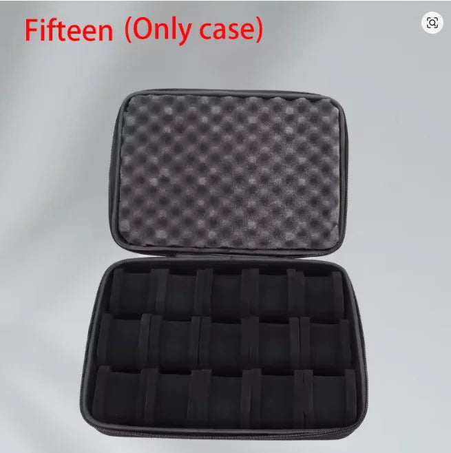 Portable Watch Box for Men - Travel Case Organizer with Anti-Move Storage 6