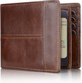 Premium RFID-Blocking Leather Bifold Wallet for Men - SlimArmor 1