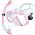Professioneel duikmasker snorkelset voor volwassenen met panoramisch zicht 16