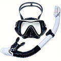 Professionele Snorkelset voor Volwassenen met Panoramisch Zicht en Siliconen Afdichting 13