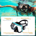 Professionele Snorkelset voor Volwassenen met Panoramisch Zicht en Siliconen Afdichting 3