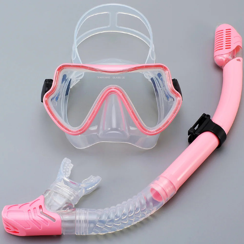 Professionele Snorkelset voor Volwassenen met Panoramisch Zicht en Siliconen Afdichting 9