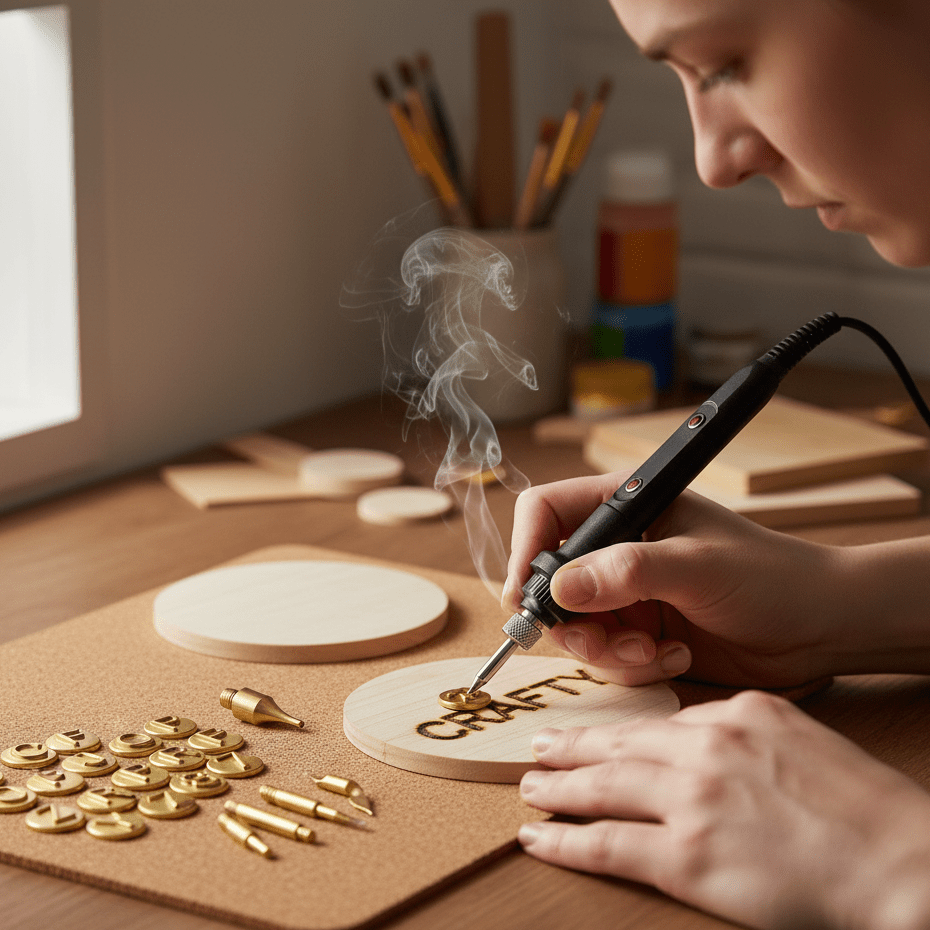Gravurstift Set – 58-teiliges Kreativset mit Temperaturregelung & Zubehör Bolendo