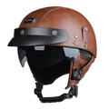 Retro Motorhelm Heren en Dames - DOT-gecertificeerd, Lichtgewicht en Ademend 8