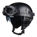 Retro Motorhelm Heren en Dames met DOT-certificering, Lichtgewicht en Veilig 7
