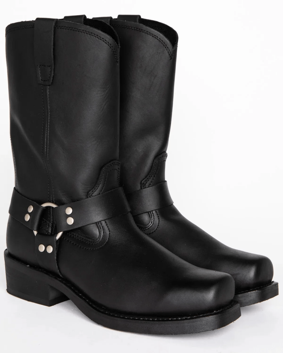 Robuste Herrenstiefel | Wasserdichtes Leder mit Ölbeständiger Sohle | Langlebige Gurtstiefel für Alle Wetterbedingungen 0