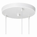 Ronde Plafondkap voor Hanglampen – Gestroomlijnde Basis voor Meerlamps Opstellingen | Sansoti 4