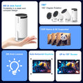 Magcubic Projector HY300 Pro 8K Android 14 Dual Wifi6 290ANSI Allwinner H726 BT5.4 1080P 1280*720P Home Cinema Outdoor Projetor VestraGear