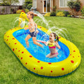 Wasserspielmatte Dinosaurier – Aufblasbarer Planschbereich mit Sprinklerfunktion Bolendo
