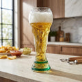 Trophy Beer Glass for World Cup 2026, Premium Soccer Themed Beer Glasses, for Game Day Parties, Man Cave & Football Fan Gifts VestraGear