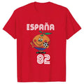 Naranjito T Shirt Men Women's T-Shirt Crewneck Espana 82 Spain Mascot 1982 Soccer Football Tee Shirt Clothing Plus Size VestraGear