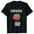 Naranjito T Shirt Men Women's T-Shirt Crewneck Espana 82 Spain Mascot 1982 Soccer Football Tee Shirt Clothing Plus Size VestraGear