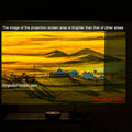 Portable Projector Screen Simple Curtain Anti-Light 60/70/80/100/120 Inches Projection Screens for Home Outdoor Office Projector VestraGear