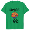 Naranjito T Shirt Men Women's T-Shirt Crewneck Espana 82 Spain Mascot 1982 Soccer Football Tee Shirt Clothing Plus Size VestraGear
