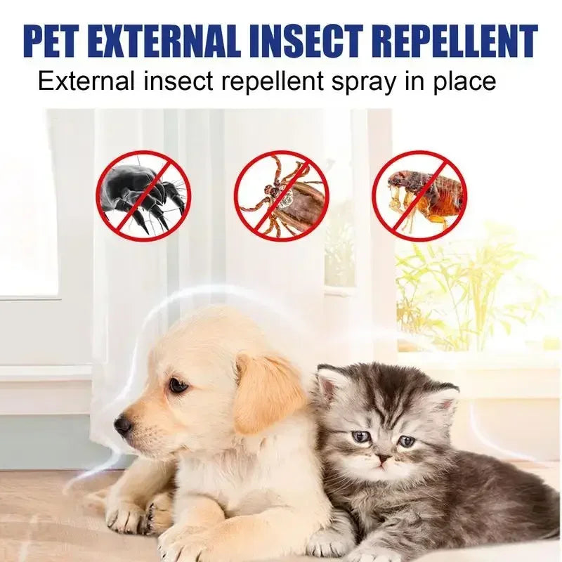 Haustier Insektenspray – 100 ml Pflegespray mit Pflanzenextrakten für Hunde & Katzen Bolendo