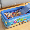 Aufblasbarer Kinderpool – Rechteckiges Planschbecken mit Cartoon-Design & PVC-Wänden Bolendo