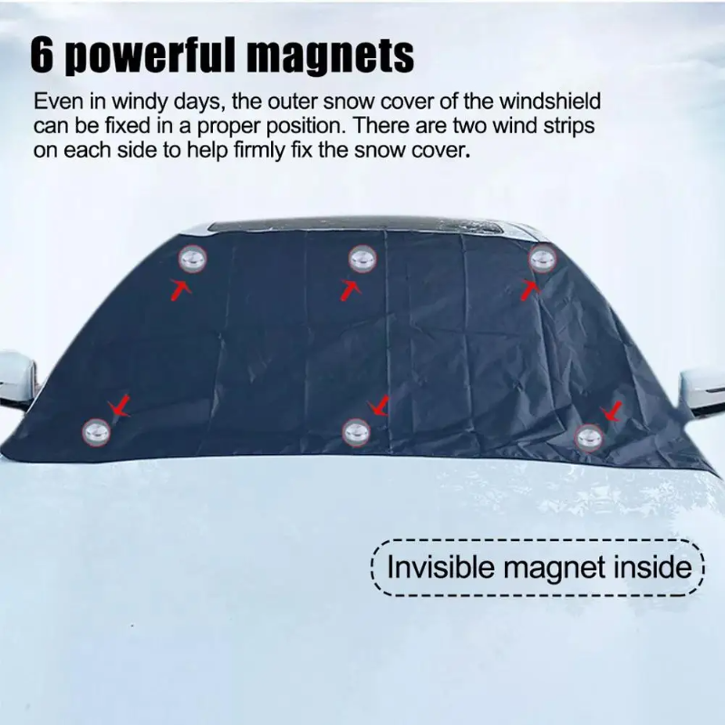 AllWeather Shield – Magnetische Voorruit Beschermhoes voor Auto, Anti-Vorst & UV Vestragear
